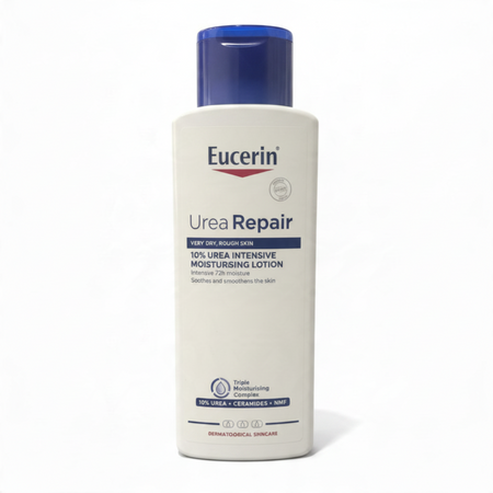 Lumina Pharmacy Eucerin UreaRepair 10% Urea Intensive Moisturizing Lotion for very dry and rough skin in 250ml bottle