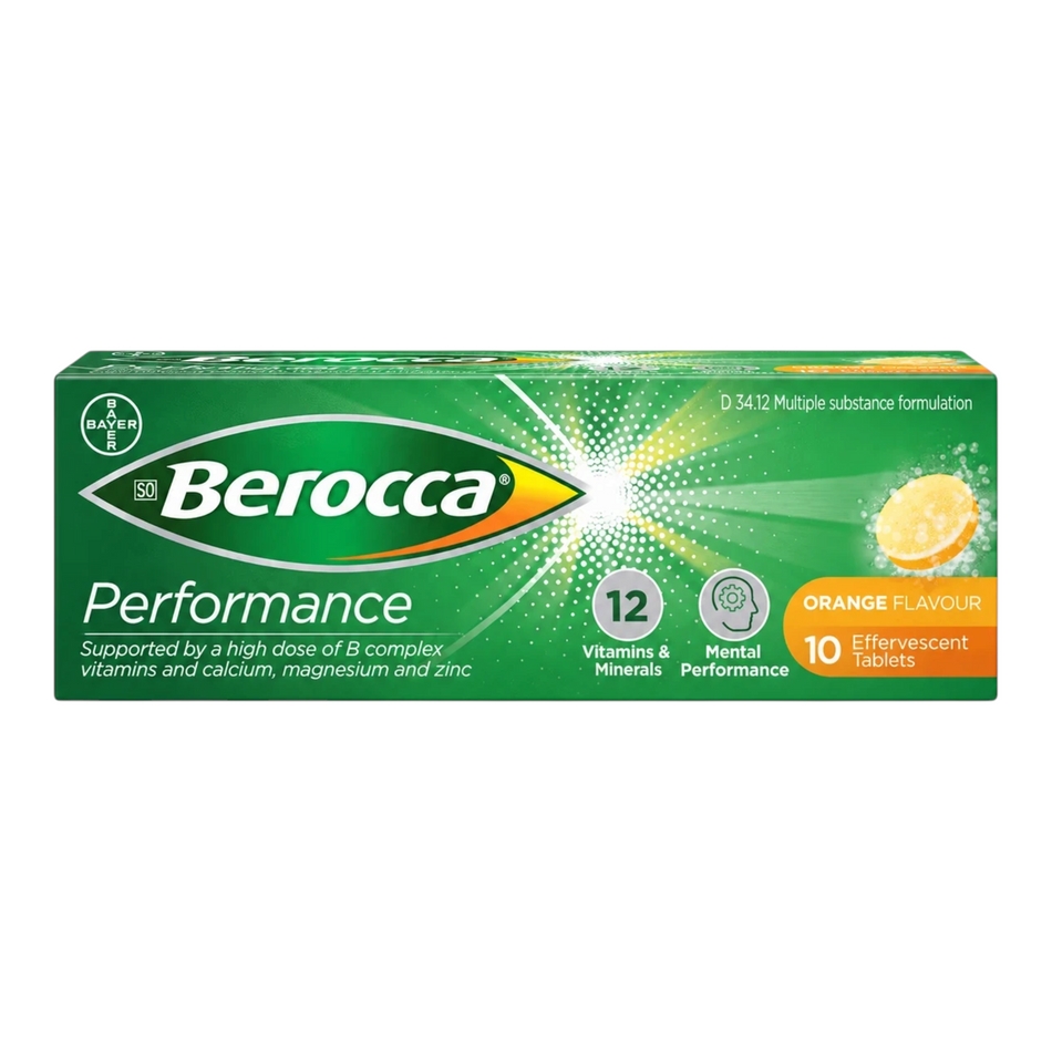 Berocca Performance Effervescent Tablets 10's