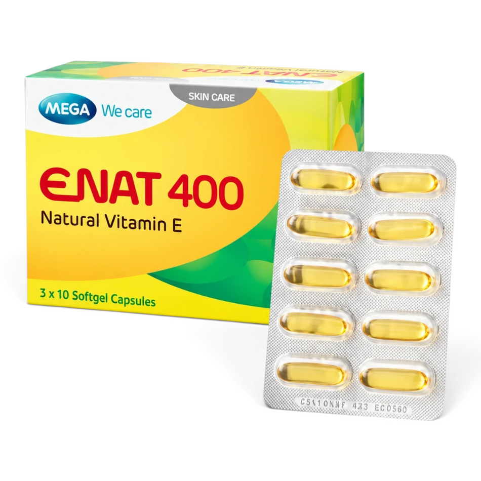 Enat 400 IU Vitamin E Softgel Capsules 30's