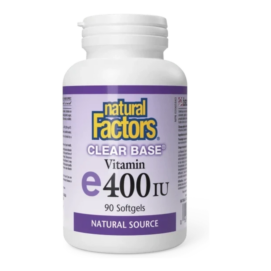 Natural Factors Vitamin E 400 IU Softgels 90's