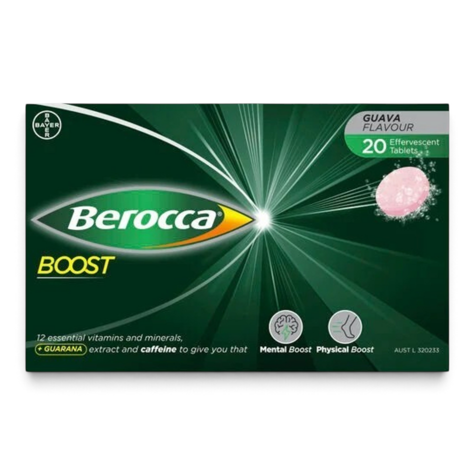 Berocca Boost Effervescent Tablets 20's