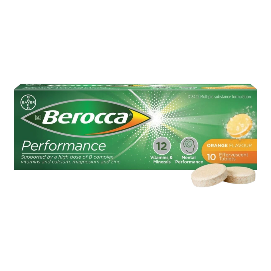 Berocca Performance Effervescent Tablets 10's