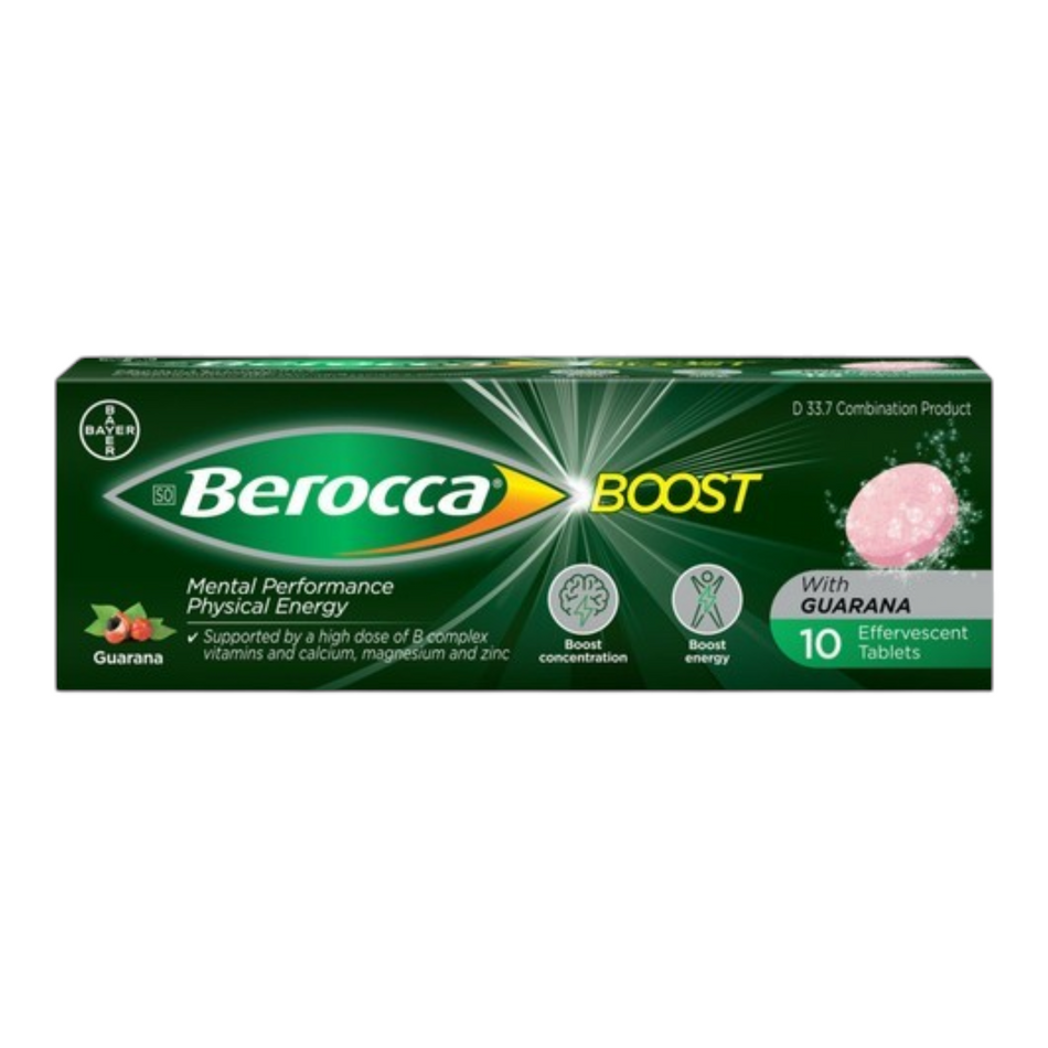Berocca Boost Effervescent Tablets 10's