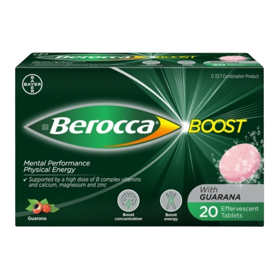 Berocca Boost Effervescent Tablets 20's