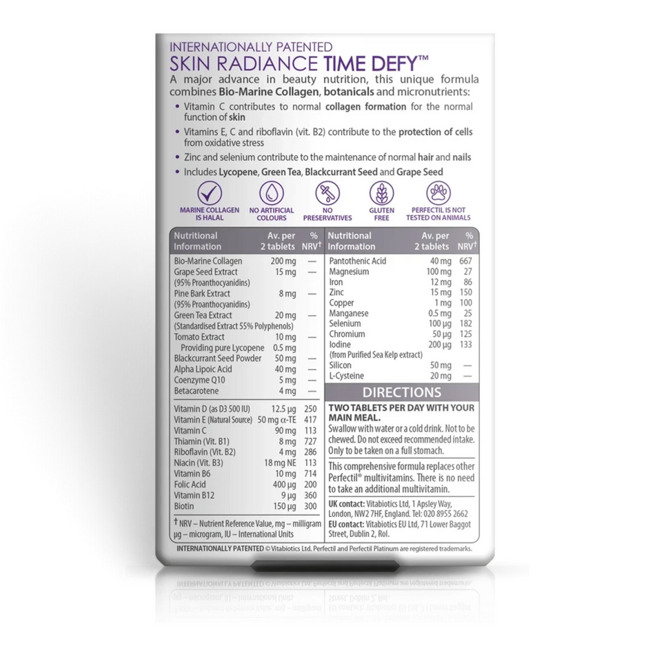 Perfectil Platinum Radiance Tablets 60's