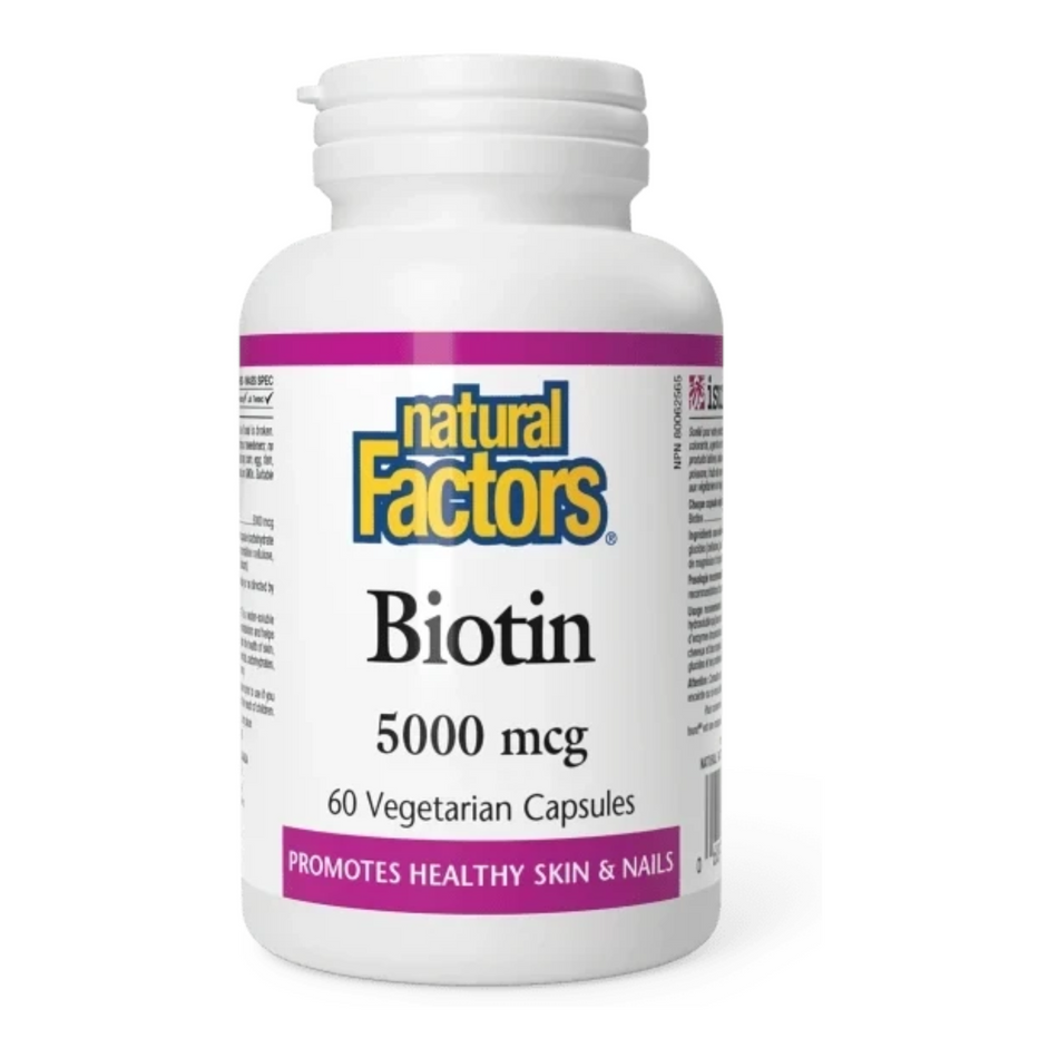 Natural Factors Biotin 5000mcg Capsules 60's