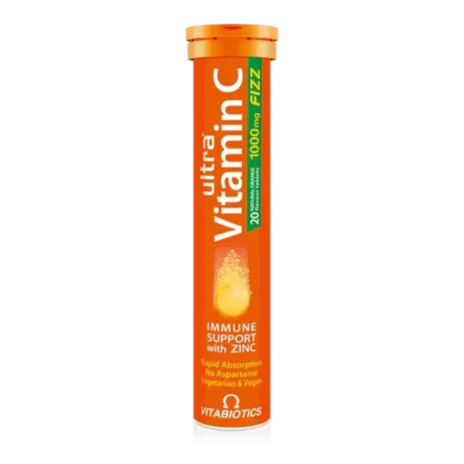 Vitabiotics Ultra Vitamin C With Zinc Effervescent Tablets 20's