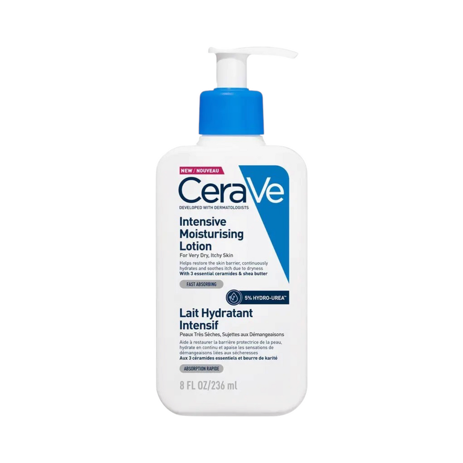 Lumina Pharmacy CeraVe Intensive Moisturizing Lotion 236ml bottle for very dry and itchy skin with pump dispenser