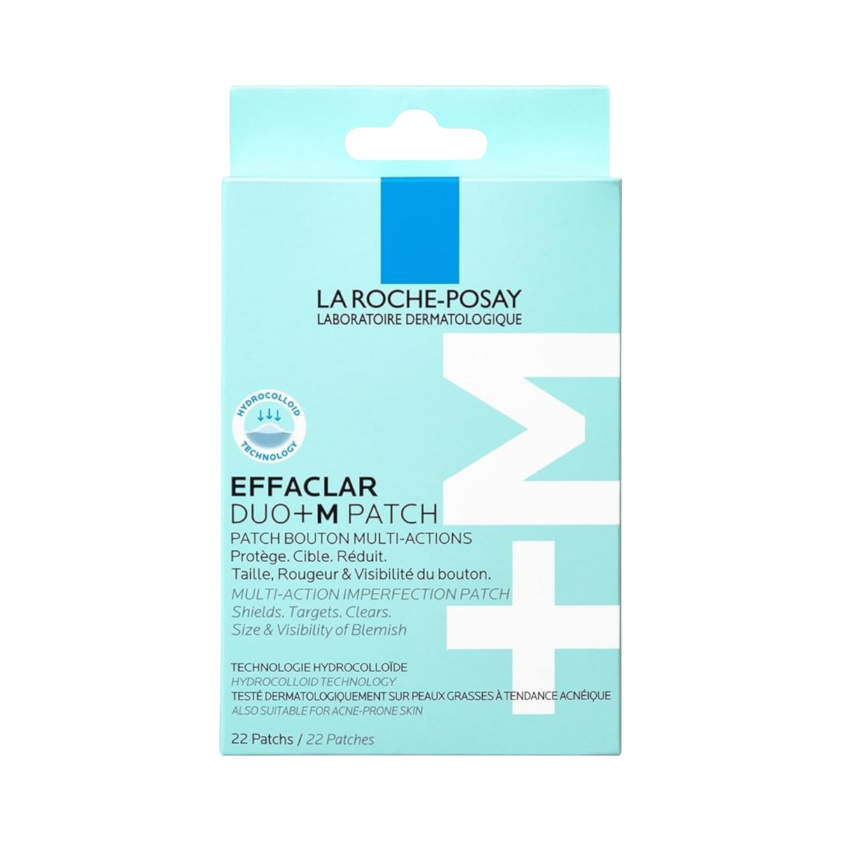 Lumina Pharmacy La Roche-Posay Effaclar Duo+M hydrocolloid blemish patches in light blue packaging