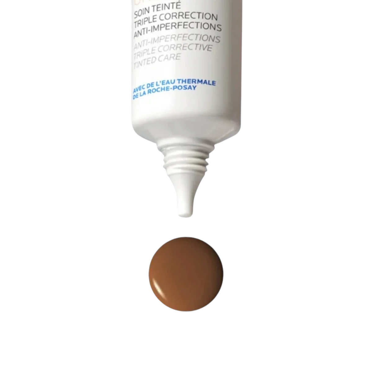Lumina Pharmacy La Roche-Posay Effaclar Duo+M Unifiant deep shade tinted cream dispensed from a white tube