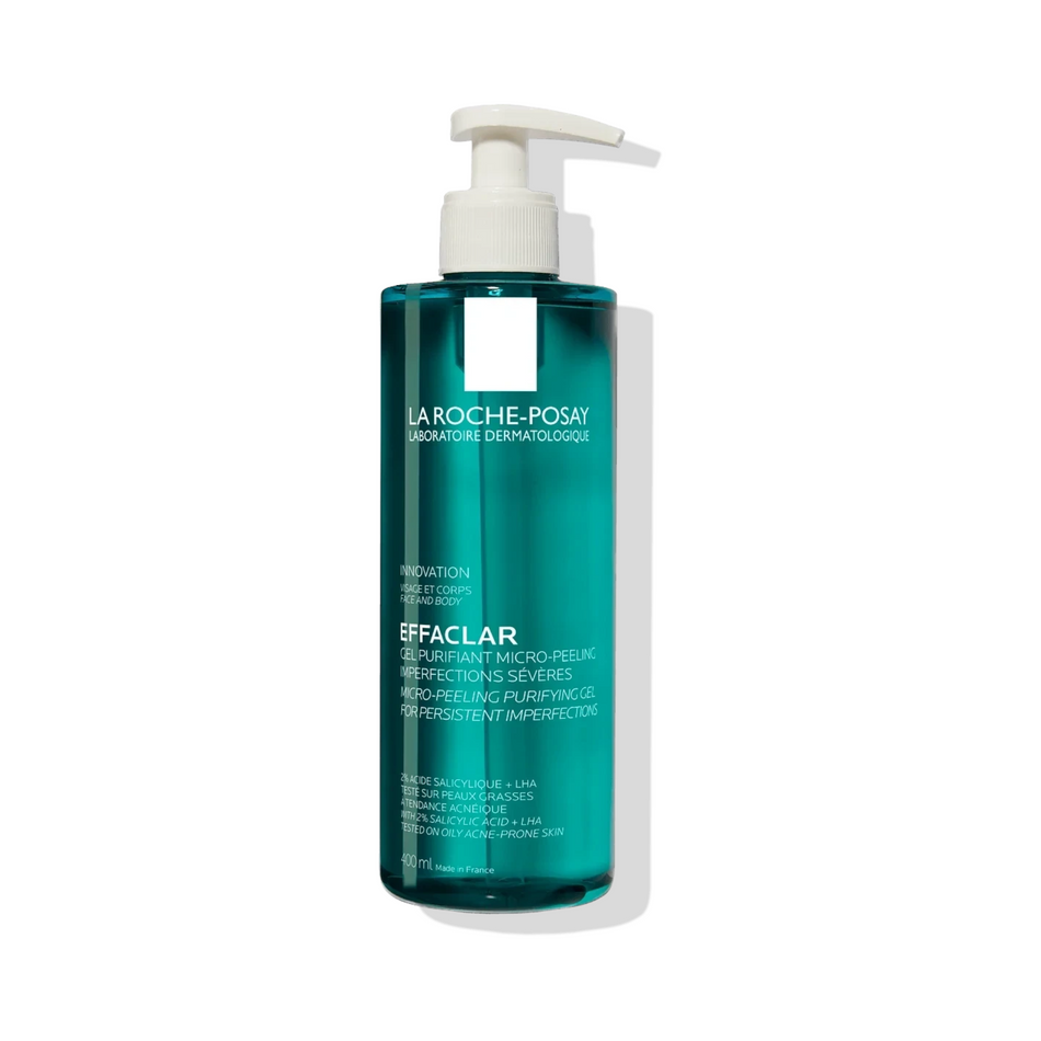 Lumina Pharmacy La Roche-Posay Effaclar Micro-Peeling Purifying Gel 400ml for oily and acne-prone skin