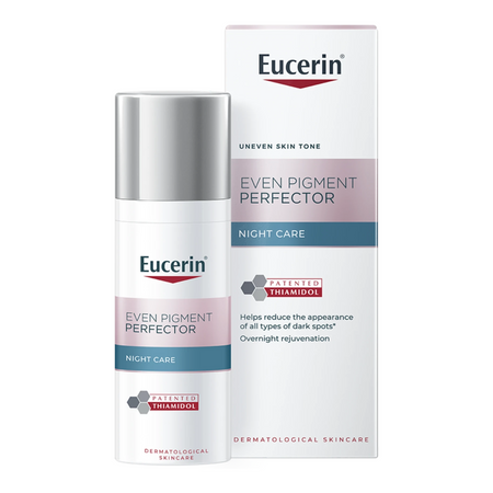 Lumina Pharmacy Eucerin Even Pigment Perfector Night Cream 50ml bottle and box for reducing dark spots