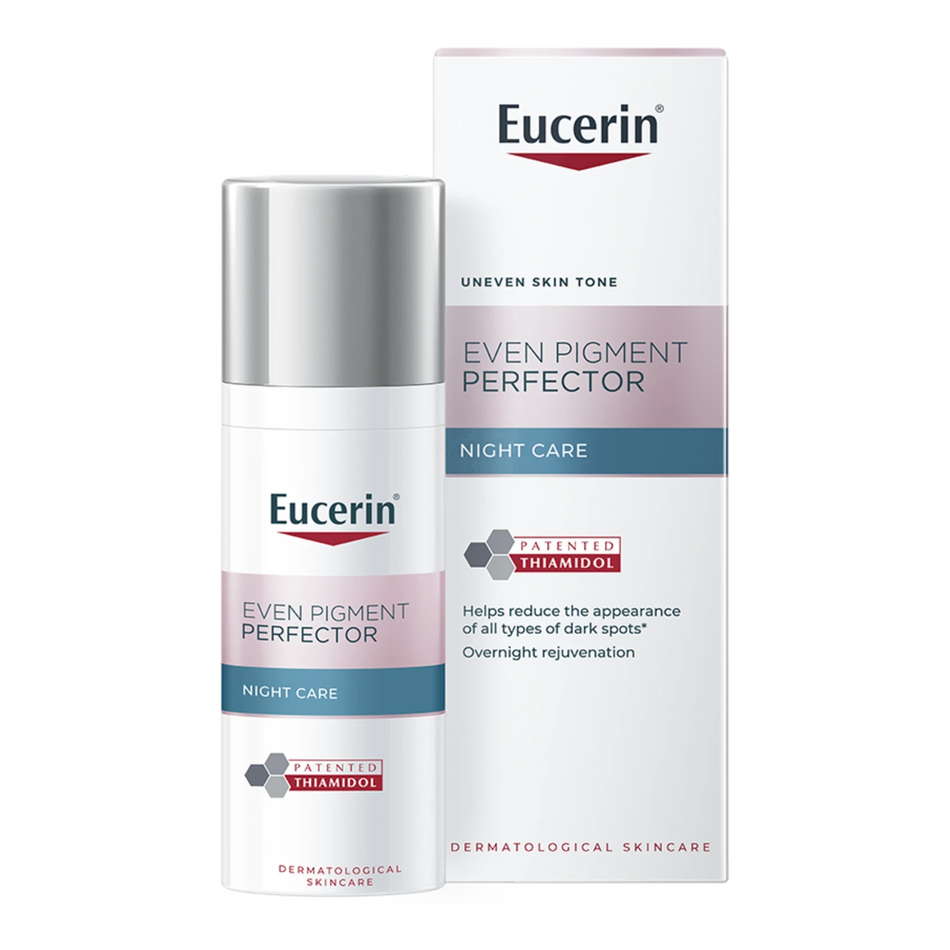 Lumina Pharmacy Eucerin Even Pigment Perfector Night Cream 50ml bottle and box for reducing dark spots