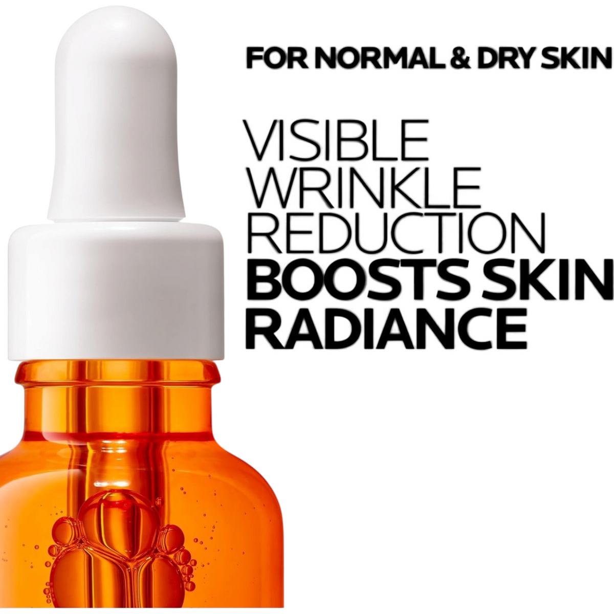 Lumina Pharmacy La Roche-Posay Pure Vitamin C12 serum bottle with dropper for wrinkle reduction and skin radiance