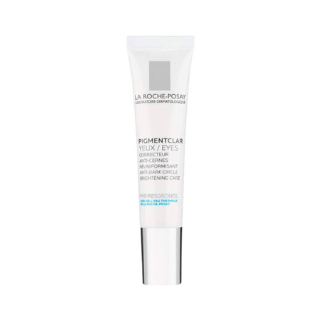 Lumina Pharmacy La Roche-Posay Pigmentclar Eye Cream in a white squeeze tube for brightening dark circles.