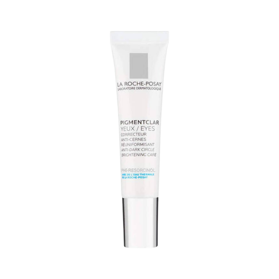 Lumina Pharmacy La Roche-Posay Pigmentclar Eye Cream in a white squeeze tube for brightening dark circles.